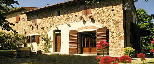 A farmhouse in the Florence hills